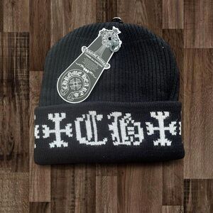 Black and White Beanie